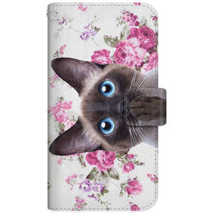 CASEMARKET AQUOS wish NYAGO スリム手帳型ケース ノート キュート 肉球をペロペロするにゃ?。 - シャムちゃん サマー フラワー だにゃ?。 ピンク A104SH-BNG2S2 CASEMARKET AQUOS wish NYAGO スリム手帳型ケース ノート キュート 肉球をペロペロするにゃ?。 - シャムちゃん サマー フラワー だにゃ?。 ピンク A104SH-BNG2S2
