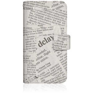 CASEMARKET iPhone 15 スリム手帳型ケース ニュースペーパー クラシック ノート ホワイト iPhone15-BCM2S2008-78 CASEMARKET iPhone 15 スリム手帳型ケース ニュースペーパー クラシック ノート ホワイト iPhone15-BCM2S2008-78