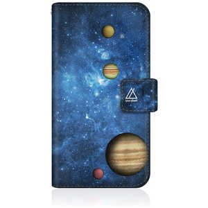 CASEMARKET iPhone 15 スリム手帳型ケース スペース プラネット D コレクション ブルー スリム ダイアリー iPhone15-BCM2S2172-78