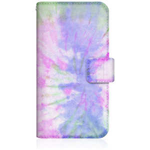 CASEMARKET iPhone 15 スリム手帳型ケース タイダイ柄 パープル スリム ダイアリー iPhone15-BCM2S2239-78