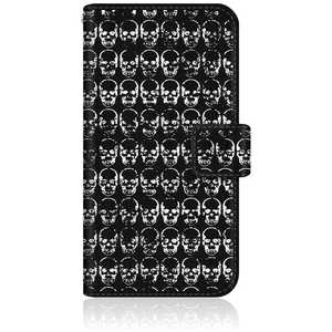 CASEMARKET iPhone 15 Plus スリム手帳型ケース ブラック スカル マンハッタン スカル柄 ダメージ iPhone15p-BCM2S2040-78 CASEMARKET iPhone 15 Plus スリム手帳型ケース ブラック スカル マンハッタン スカル柄 ダメージ iPhone15p-BCM2S2040-78