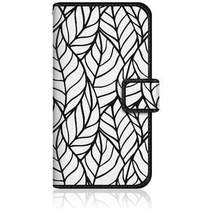 CASEMARKET iPhone 15 Plus スリム手帳型ケース モノトーン ボタニカル ボタニカル柄 リーフ グラフィックス iPhone15p-BCM2S2081-78