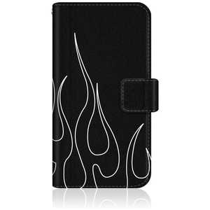 CASEMARKET iPhone 15 Pro スリム手帳型ケース ブラック ラインアート フレアパターン HOT ROD iPhone15Pro-BCM2S2047-78 CASEMARKET iPhone 15 Pro スリム手帳型ケース ブラック ラインアート フレアパターン HOT ROD iPhone15Pro-BCM2S2047-78