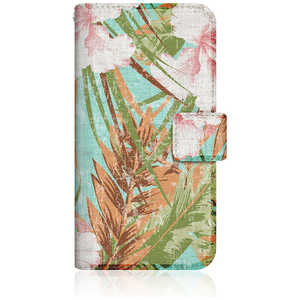 CASEMARKET iPhone 15 Pro スリム手帳型ケース トロピカル柄 タヒチ リゾート サンライズ iPhone15Pro-BCM2S2136-78