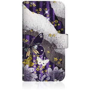 CASEMARKET iPhone 15 Pro スリム手帳型ケース 和柄 ストライプ 紫 蝶 スリム ダイアリー iPhone15Pro-BCM2S2229-78 CASEMARKET iPhone 15 Pro スリム手帳型ケース 和柄 ストライプ 紫 蝶 スリム ダイアリー iPhone15Pro-BCM2S2229-78