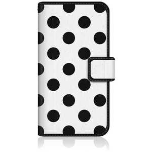 CASEMARKET iPhone 15 Pro Max スリム手帳型ケース ドット モノクロ パターン ホワイト iPhone15ProMax-BCM2S2018-78 CASEMARKET iPhone 15 Pro Max スリム手帳型ケース ドット モノクロ パターン ホワイト iPhone15ProMax-BCM2S2018-78