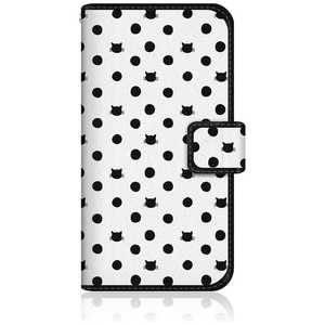 CASEMARKET iPhone 15 Pro Max スリム手帳型ケース ノート キュート ドット パターン ホワイト iPhone15ProMax-BNG2S2020-78 CASEMARKET iPhone 15 Pro Max スリム手帳型ケース ノート キュート ドット パターン ホワイト iPhone15ProMax-BNG2S2020-78