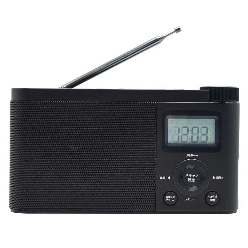 MLABS MLABS 卓上用AM/FMデジタルラジオ mlabs ［ワイドFM対応 /AM/FM］ ブラック MTDR27 MTDR27