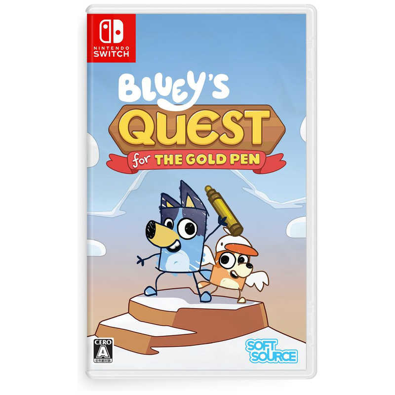 SOFTSOURCE Switchゲームソフト Bluey’s Quest for the Gold Pen HAC-P-BTFZA
