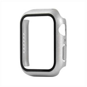 CROSSROAD Apple Watch Series7 41mm ガラスフィルム付カバー シルバー TCAW7GC41SV