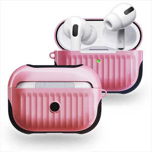 CROSSROAD AirPods Pro用耐衝撃カバー ストラップ付 ラインタイプ ピンク TCAPPC-LNPK CROSSROAD AirPods Pro用耐衝撃カバー ストラップ付 ラインタイプ ピンク TCAPPC-LNPK