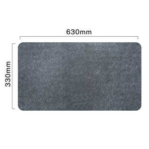 CROSSROAD フェルトデスクマット ダークグレー 630 x 330mm ダークグレー TCFDM630DGY CROSSROAD フェルトデスクマット ダークグレー 630 x 330mm ダークグレー TCFDM630DGY