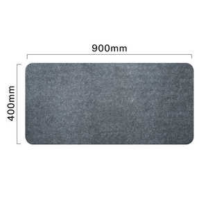 CROSSROAD フェルトデスクマット ダークグレー 900 x 400mm ダークグレー TCFDM900DGY CROSSROAD フェルトデスクマット ダークグレー 900 x 400mm ダークグレー TCFDM900DGY