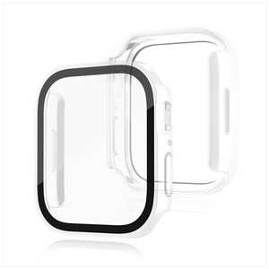 CROSSROAD Apple Watch 44mm ガラスフィルム付ケース スクエアタイプ クリア TCAWGCSQ44CL CROSSROAD Apple Watch 44mm ガラスフィルム付ケース スクエアタイプ クリア TCAWGCSQ44CL