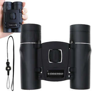 CROSSROAD 推し活！双眼鏡 コンサートに最適な10倍 ブラック TCBC-10BK