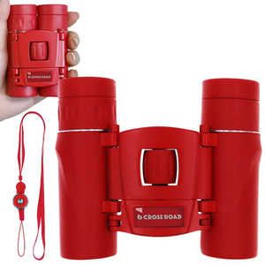 CROSSROAD 推し活！双眼鏡 コンサートに最適な10倍 レッド TCBC-10RD