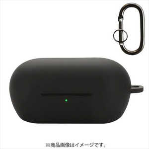 CROSSROAD SONY WF-C710N用 シリコン ケース カバー キズ防止 耐衝撃 落下防止 カラビナ付き ブラック CREC-C710N-SBK CROSSROAD SONY WF-C710N用 シリコン ケース カバー キズ防止 耐衝撃 落下防止 カラビナ付き ブラック CREC-C710N-SBK