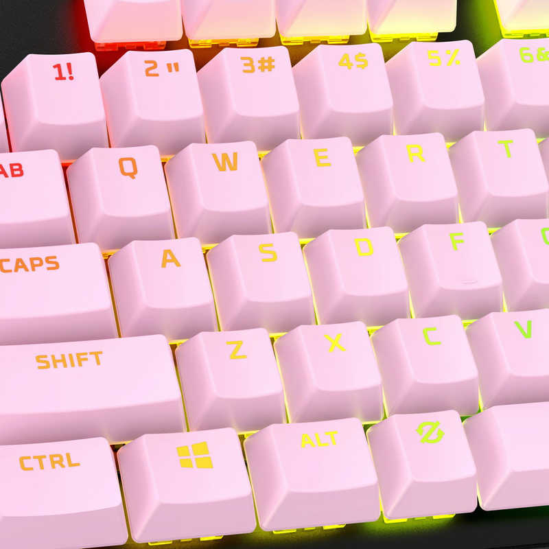 HYPERX HYPERX キーキャップ HyperX PBT Keycaps Full Key Set Pink JP Layout 519T9AA#ABJ 519T9AA#ABJ