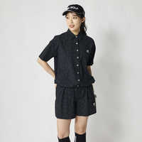 【ご確認用】FILA 半袖シャツ レディースMサイズ フィラゴルフ 半袖シャツ ［レディース / Mサイズ］ ブラック 【返品