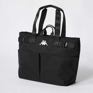 カッパ ゴルフ用品 トートバッグ [縦32×横42×マチ幅18cm] ブラックホワイト 616914
