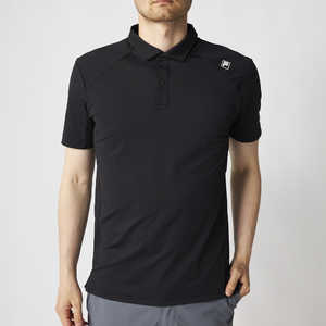 フィラゴルフ 冷感半袖シャツ FILA GOLF ［メンズ / 身丈：75 肩幅：49.5 袖丈：24 袖幅：23.5 身幅：60 裾幅：58］ ブラック 【返品交換不可】 746674