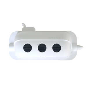 ULTRAWAVE サブマリン歯ブラシ防水除菌ホルダー 4本収納 ホワイト FF-SST3