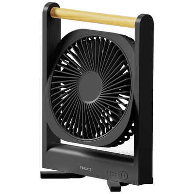 TOKAIZ 卓上扇風機 USB充電式 静音 180度回転 マグネット式 小型扇風機