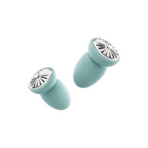 TOKAIZ 耳栓 睡眠用 勉強 遮音 いびき対策 防音 シリコン 痛くない 水洗い可 4サイズチップ ブルーシルバー TEP-002