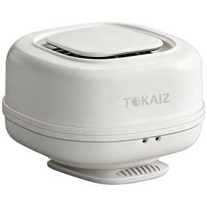 TOKAIZ 2026年最新 クリップファン 小型 USB充電式 360度回転 腰掛け扇風機 3段階風量 静音 軽量 扇風機 ホワイト TPF-019-WH