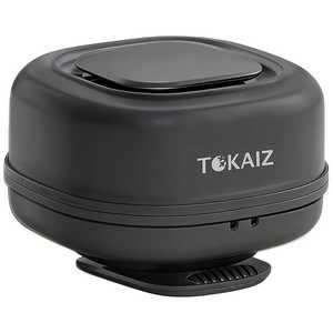 TOKAIZ 2026年最新 クリップファン 小型 USB充電式 360度回転 腰掛け扇風機 3段階風量 静音 軽量 扇風機 ダークグレー TPF-019-DG