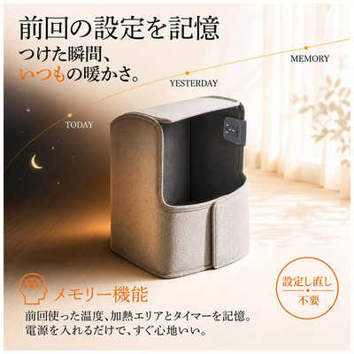 TOKAIZ パネルヒーター 7面発熱 クアッドゾーン 3段階温度調節