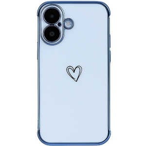 インテリオル IPHONE16 キラリンハートケース COCO case ブルー 1716-16-BLUE インテリオル IPHONE16 キラリンハートケース COCO case ブルー 1716-16-BLUE