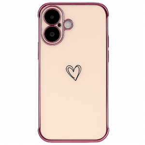 インテリオル IPHONE16 キラリンハートケース COCO case ピンク 1716-16-PINK インテリオル IPHONE16 キラリンハートケース COCO case ピンク 1716-16-PINK