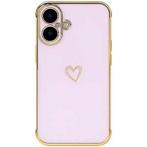 インテリオル IPHONE16 キラリンハートケース COCO case パープル 1716-16-PURPLE インテリオル IPHONE16 キラリンハートケース COCO case パープル 1716-16-PURPLE
