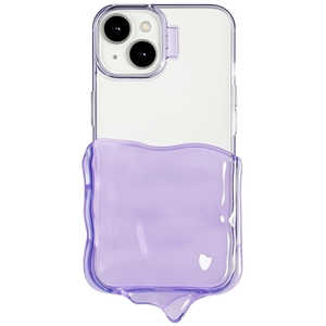 インテリオル IPHONE15/14/13 溶けたクリームケース COCO case パープル 1843-151413-PURPLE インテリオル IPHONE15/14/13 溶けたクリームケース COCO case パープル 1843-151413-PURPLE