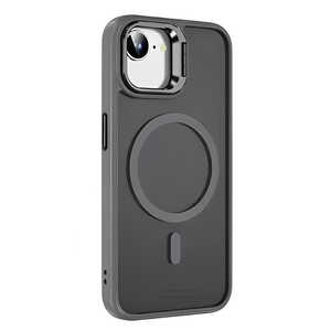 インテリオル iPhone 16e カメラリングスタンドケース グレー 1845-16E-GRAY インテリオル iPhone 16e カメラリングスタンドケース グレー 1845-16E-GRAY