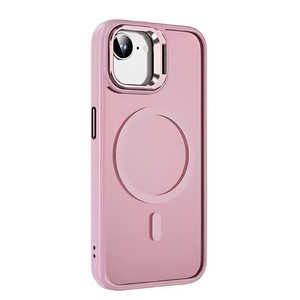 インテリオル iPhone 16e カメラリングスタンドケース ピンク 1845-16E-PINK インテリオル iPhone 16e カメラリングスタンドケース ピンク 1845-16E-PINK