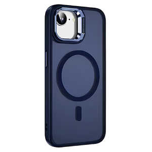 インテリオル iPhone 16e カメラリングスタンドケース ネイビー 1845-16E-NAVY インテリオル iPhone 16e カメラリングスタンドケース ネイビー 1845-16E-NAVY