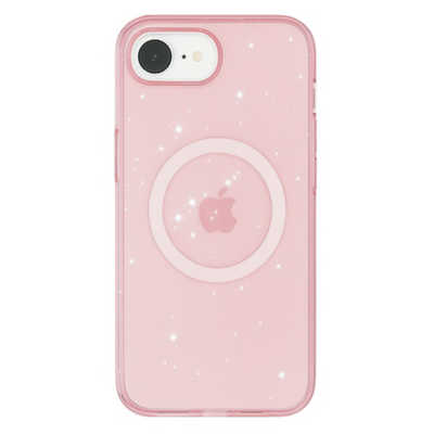 インテリオル IPHONE16E スパンコールクリアケース COCO case ピンク