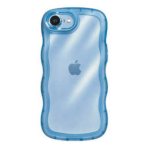 インテリオル iPhone 17e / 16e クリアなくねくねケース COCO CASE ブルー 1818-17E16E-BLUE