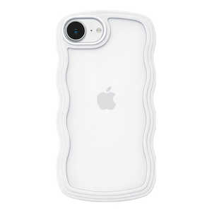 インテリオル iPhone 17e / 16e パステルなくねくねケース COCO CASE ホワイト 1794-17E16E-WHITE