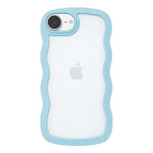 インテリオル iPhone 17e / 16e パステルなくねくねケース COCO CASE ブルー 1794-17E16E-BLUE