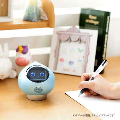 その他 Romi ミクシィ 会話AIロボットRomi Lacatanモデル スカイブルー ROMI-L01BL