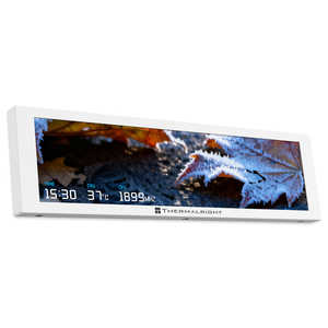 サーマルライト PCケース用 9.16インチIPSディスプレイ搭載ガジェット TH-TV916LCD-WH