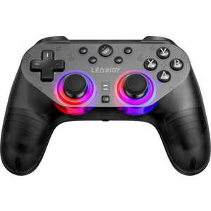 LEADJOY �Q�[���p�b�h ����/�L�� �mBluetooth�EUSB / Windows�EAndroid�EiOS�n SABER/PLUSBK