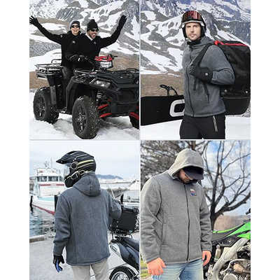 KEMIMOTO 電熱ジャケット8104 ブラック Mサイズ F1117-08104-BKS の