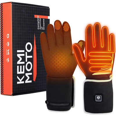 電熱グローブ　KEMIMOTO 「Mサイズ」 Amazon.co.jp: 【usb給電・残量表示】KEMIMOTO 電熱グローブ バイク