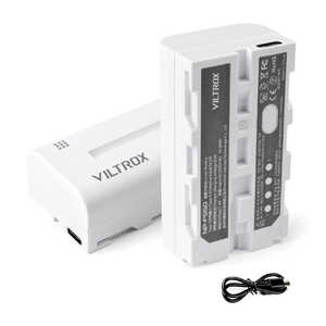 VILTROX Viltrox 交換バッテリー NP-Fシリーズ USB充電式 NP-F550 VILTROX Viltrox 交換バッテリー NP-Fシリーズ USB充電式 NP-F550