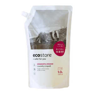 ECOSTORE ランドリーリキッド ゼラニウム＆オレンジ eco store 1L ecst77890