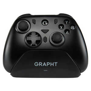 GRAPHT ゲームパッド+充電ドックバンドルセット クイックカスタムゲームパッド+充電ドックバンドルセット [Bluetooth・USB / Windows・Android・iOS / 22ボタ